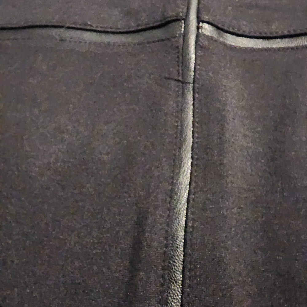 Express Black dress with leather piping. New with tags size small. - Picture 5 of 6